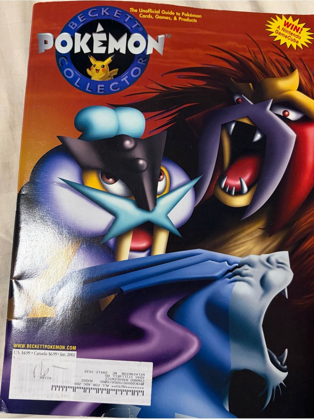 Beckett Pokémon Collector Magazine Issue #29 - Johto Legendary Beasts Cover
